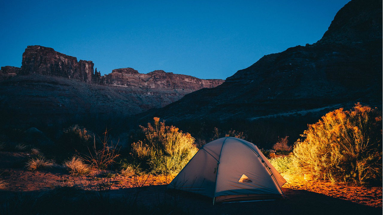 Glamping tent